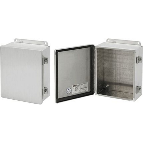 Nvent Hoffman Electrical Box Cover, Aluminum, Hinged Cover A606CHAL